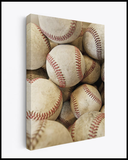 Baseball Balls Canvas