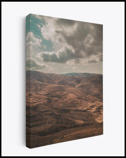 Dry Mountain Landscape Canvas