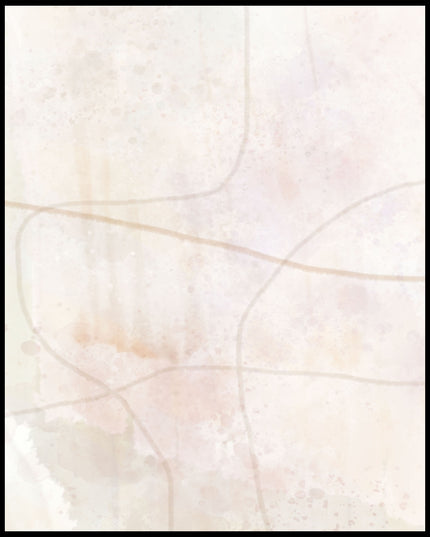 Aquarell Beige Poster