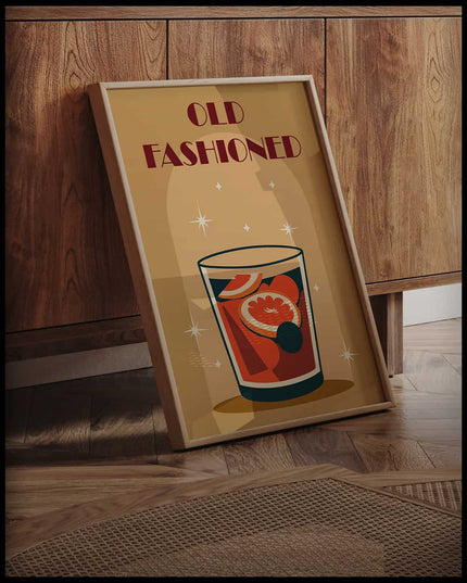 Old Fashioned Cocktail Poster