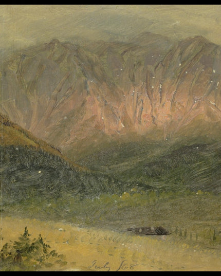 Alpine Study of a Sunset