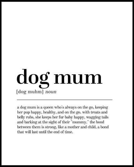 Definition Dog Mum