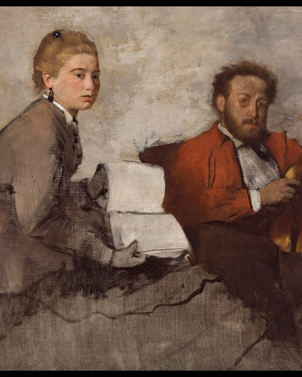 Violinist and Young Woman