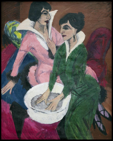 Two Women by a Sink; The Sisters