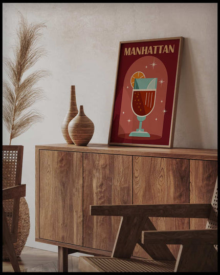 Manhattan Cocktail Poster