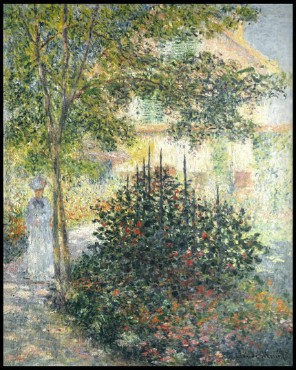 Camille Monet in the Garden at Argenteuil