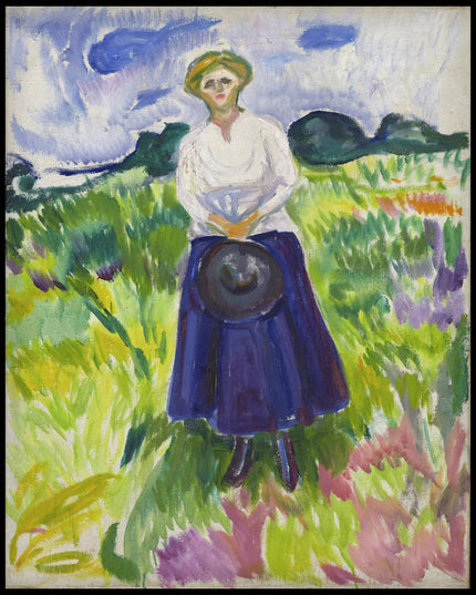 Woman in a Green Meadow