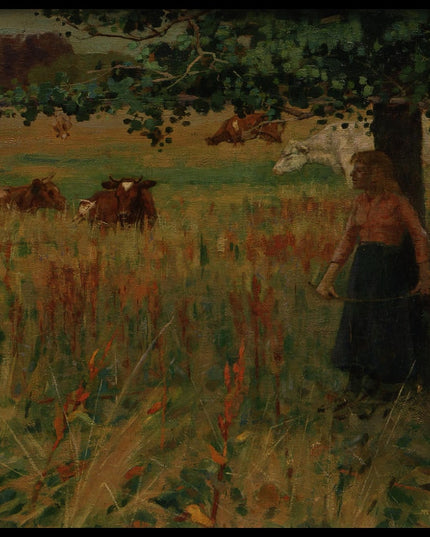 Girl with Cattle