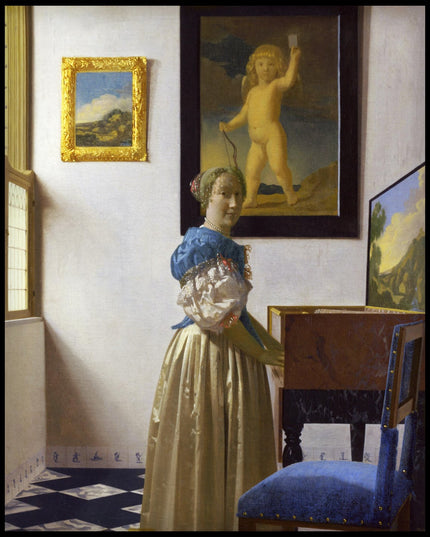 Lady Standing at a Virginal