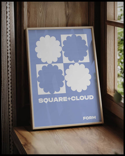 Square Cloud Poster